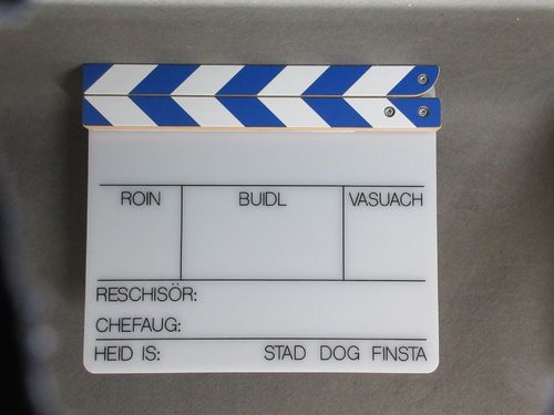 Filmklappe groß bayrisch